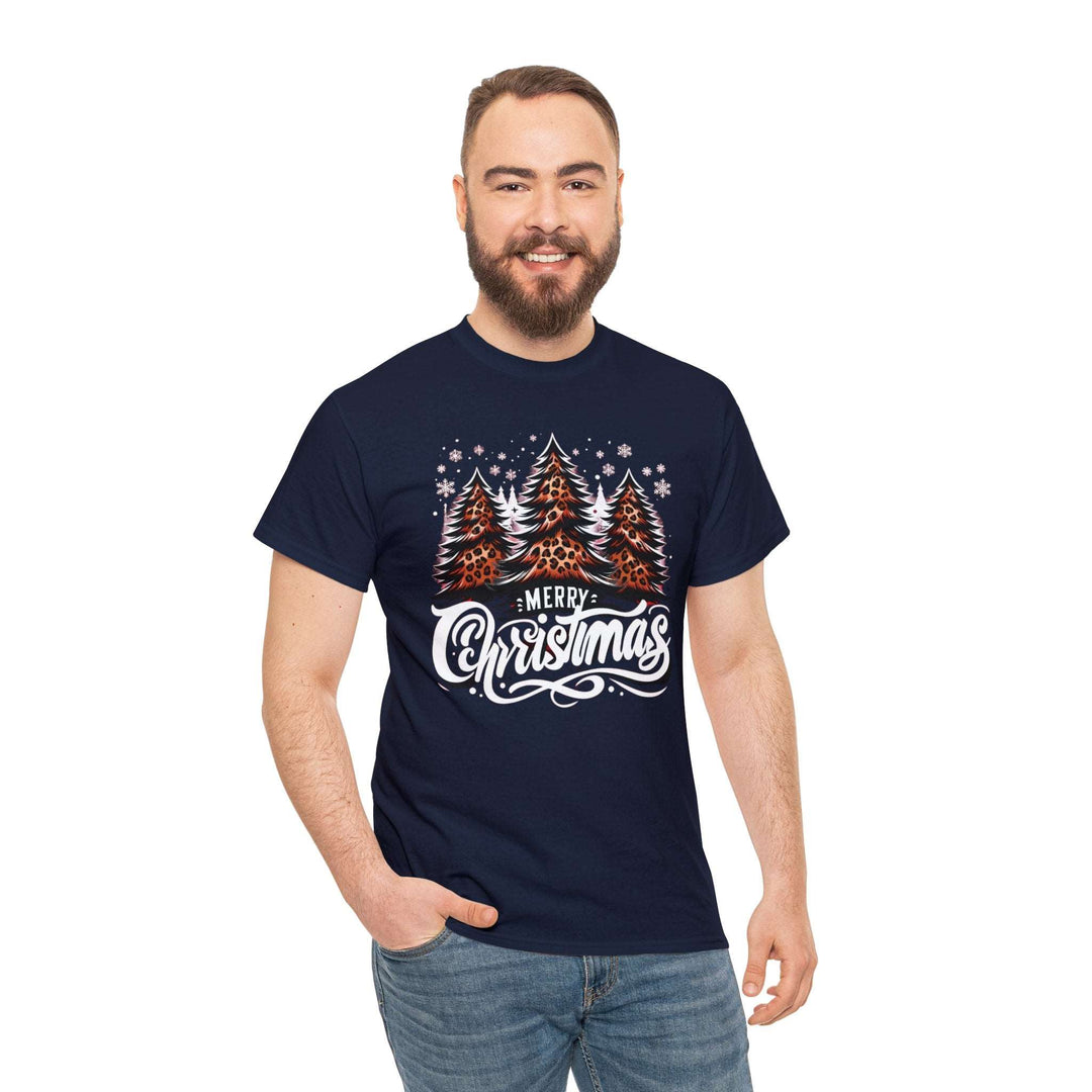 Cheetah Christmas Tree Unisex T Shirt