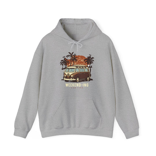 Weekend-ing Adventure Van Life Hoodie - Escape in Style