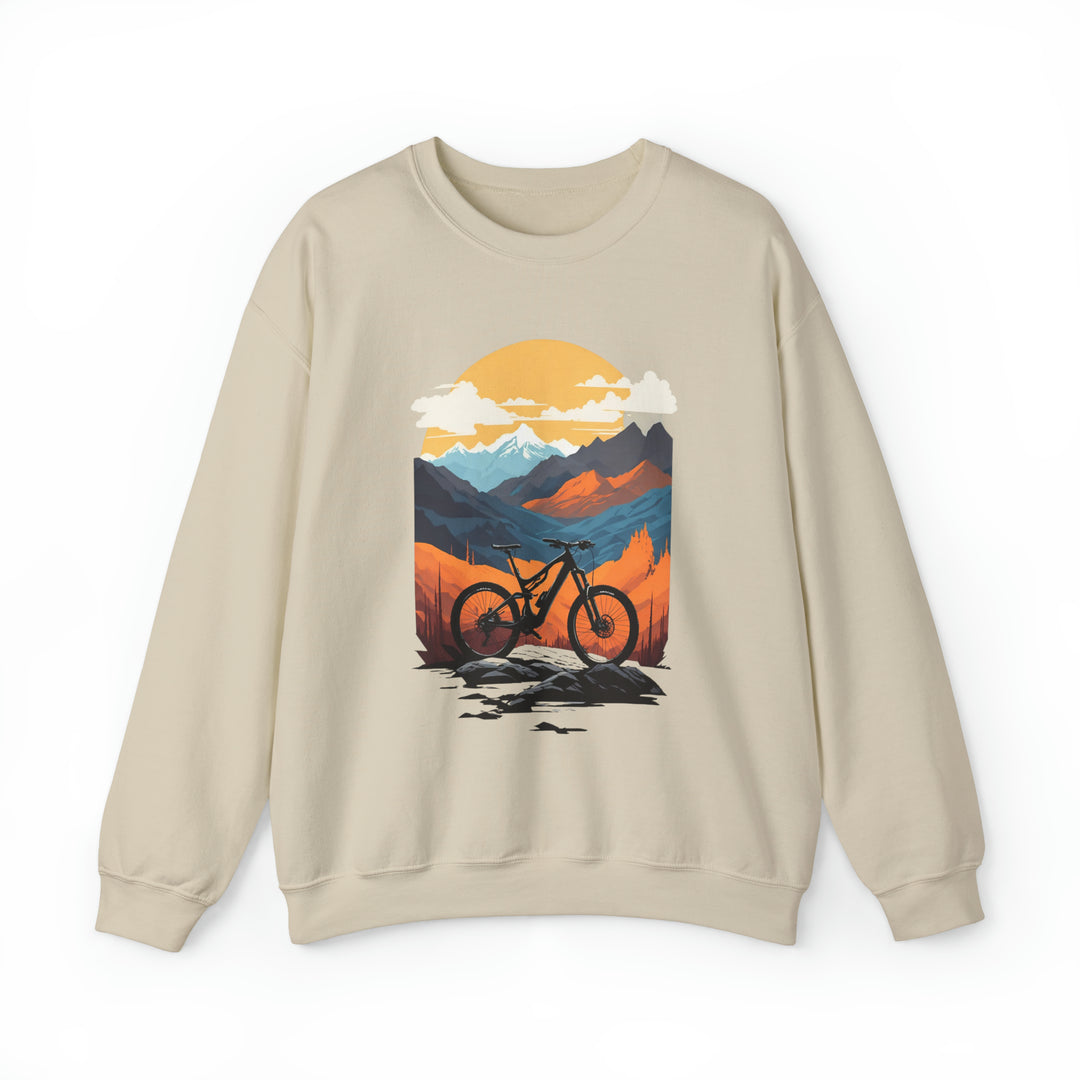 Mountain Bike Unisex Sweatshirt - Wave Fusions