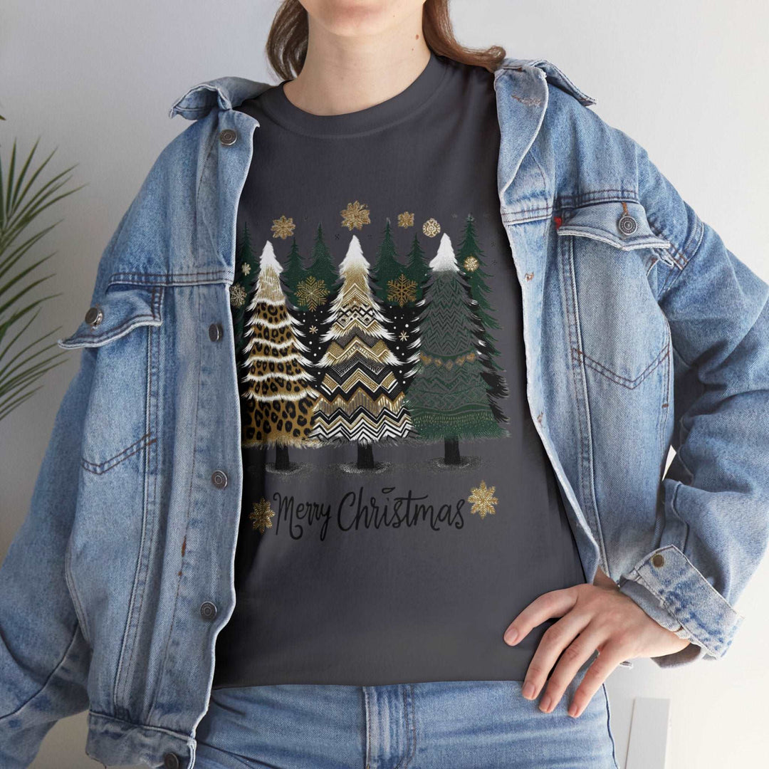 Designed Christmas Trees Unisex T Shirt