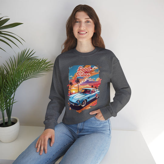 Vintage Ride Good Vibes Sweatshirt-  Easy Rider Fashion