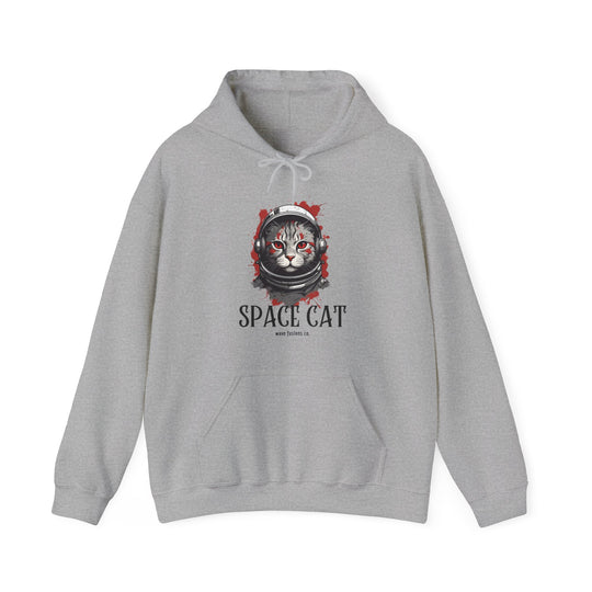 Cosmic Cat Spacewalk Astronaut Hoodie