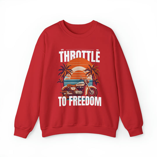 Throttle To Freedom Unisex Sweatshirt - Wave Fusions