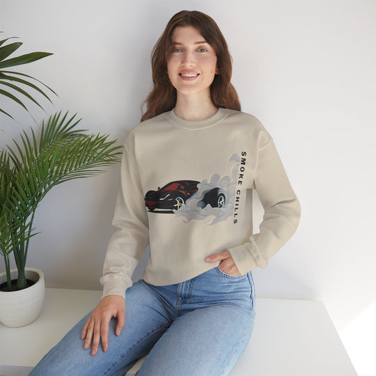 Smoke Chills Sports Car Sweatshirt - Modern Car Edition