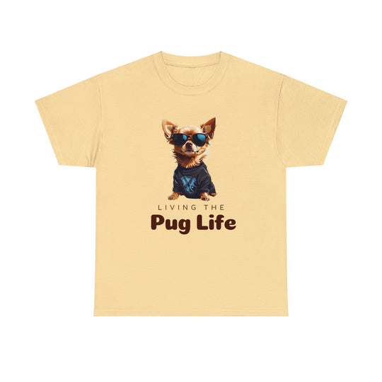 Pug Attitude T-shirt - Living The Pug Life