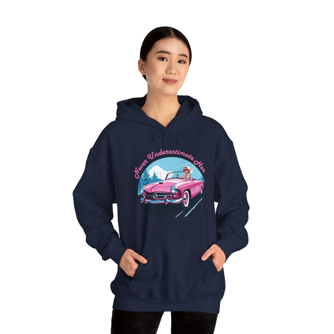 Underestimate Her Not Convertible Hoodie  - Power and Grace Design