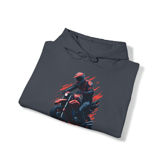 Biker Unisex Hooded Sweatshirt