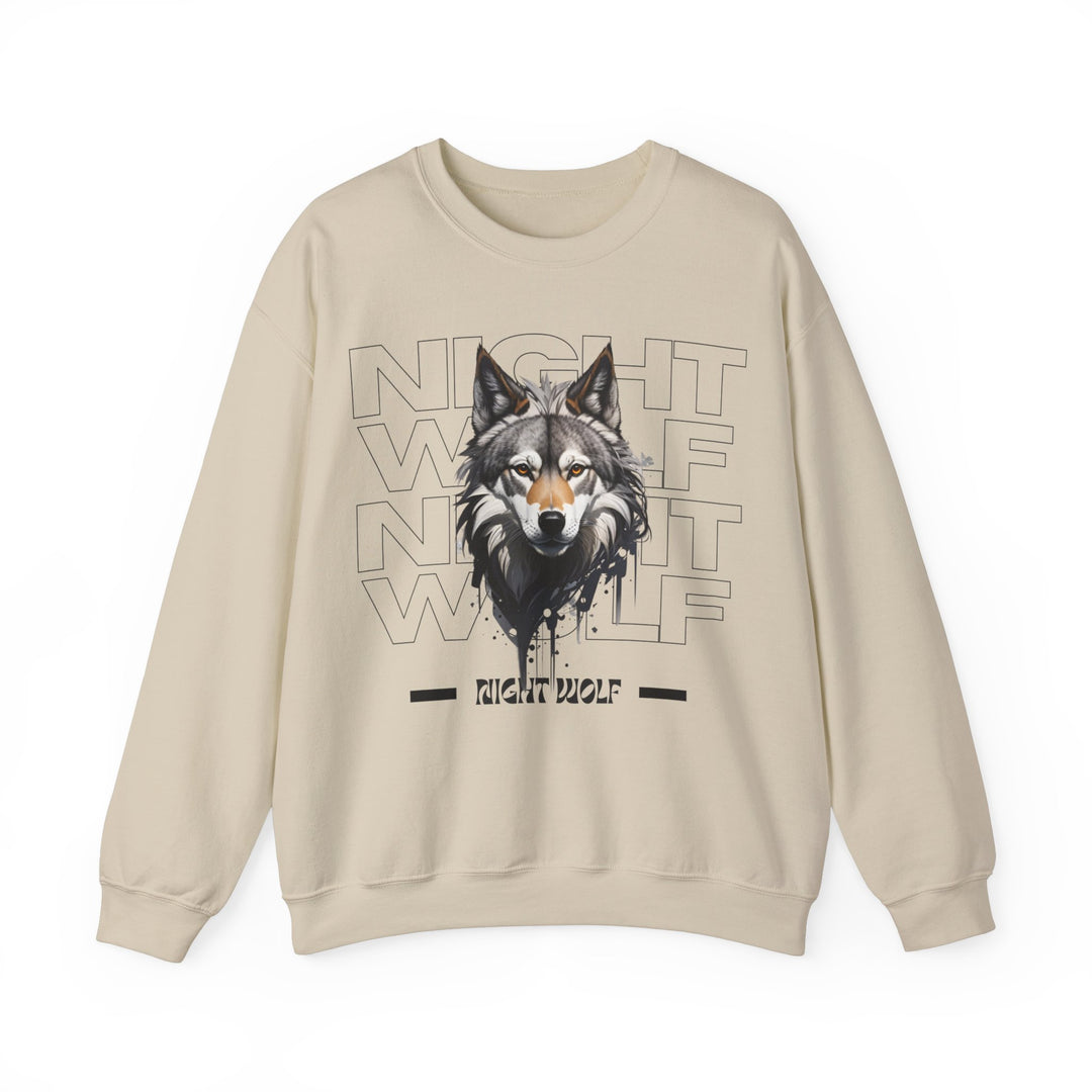 Lone Night Wolf Sweatshirt - After Dark Style