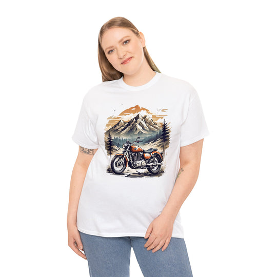 Highland Motorbike Unisex T Shirt - Wave Fusions