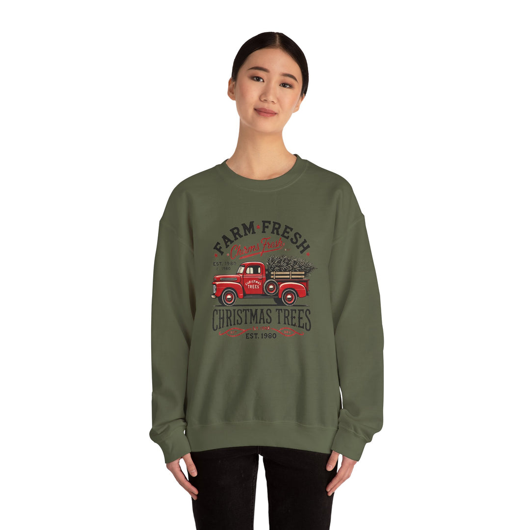 Farm Fresh - Rustic Holiday Sweatshirt