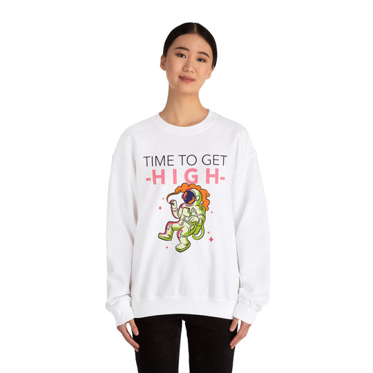 Time To Get High Unisex Sweatshirt - Wave Fusions