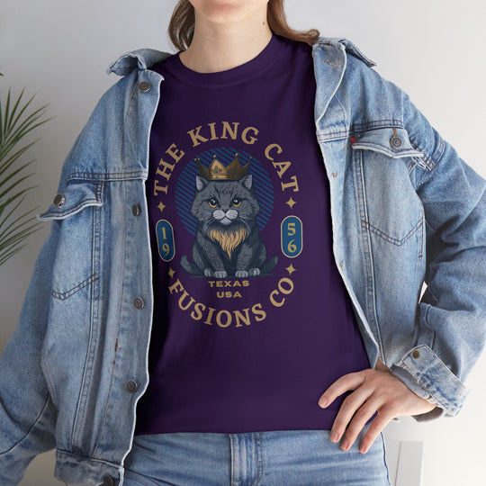 The King Cat T-Shirt - Royal Feline Series