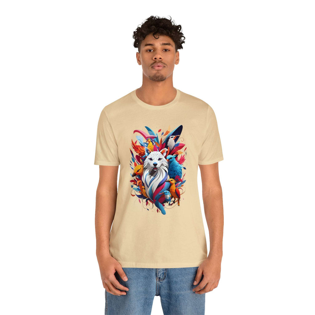 Dog and Phoenix Jersey Short Sleeve Tee