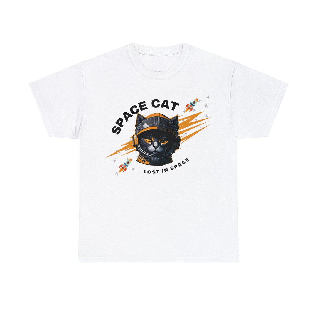 Space Cat Astronaut T-Shirt - Lost In Space