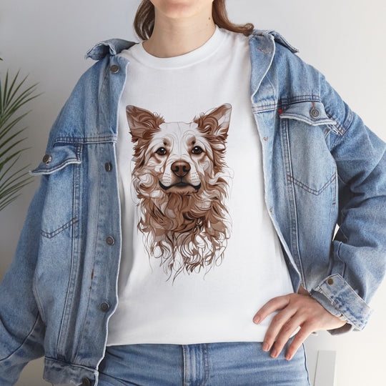 Furry Friend Dog T-shirt - Lifelike Pup