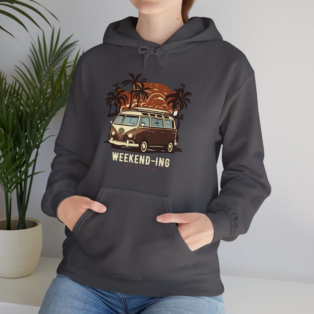 Weekend-ing Adventure Van Life Hoodie - Escape in Style