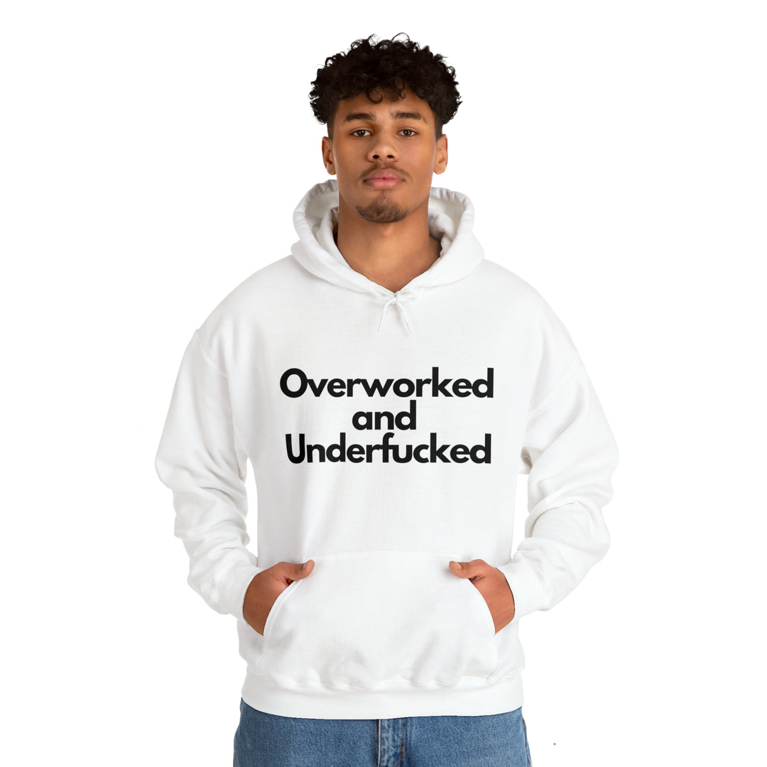 Overworked Unisex Hoodie - Wave Fusions