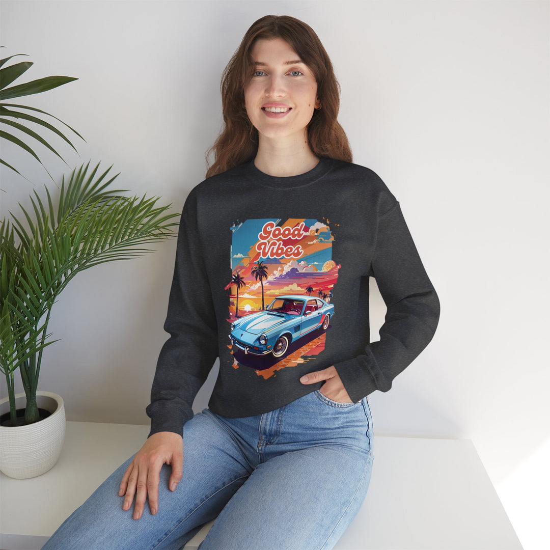 Vintage Ride Good Vibes Sweatshirt-  Easy Rider Fashion