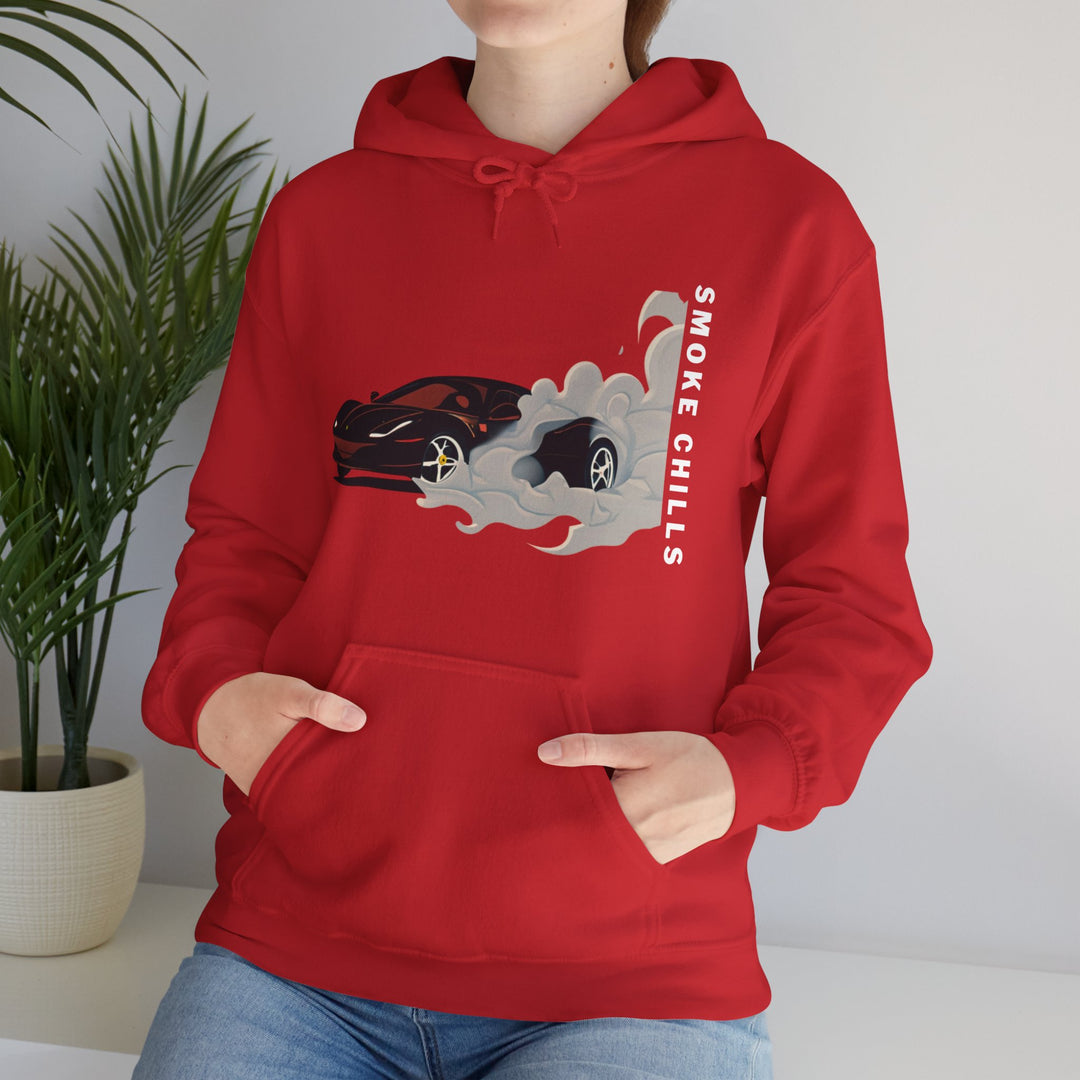 Smoke Chills Sports Car Hoodie - Modern Car Edition