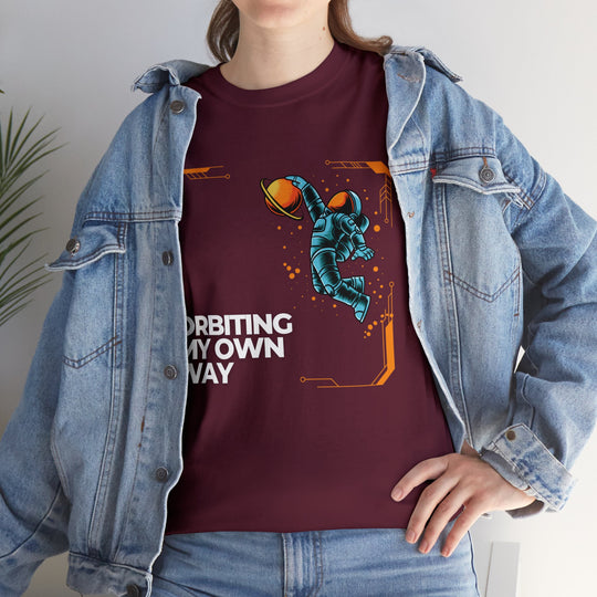 Orbiting My Own Way T Shirt - Wave Fusions