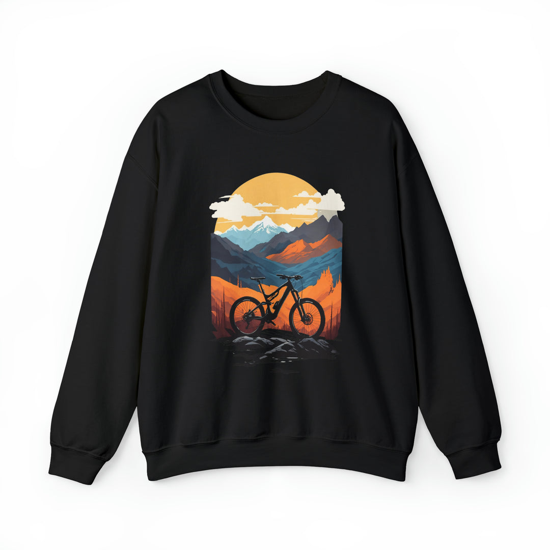 Mountain Bike Unisex Sweatshirt - Wave Fusions