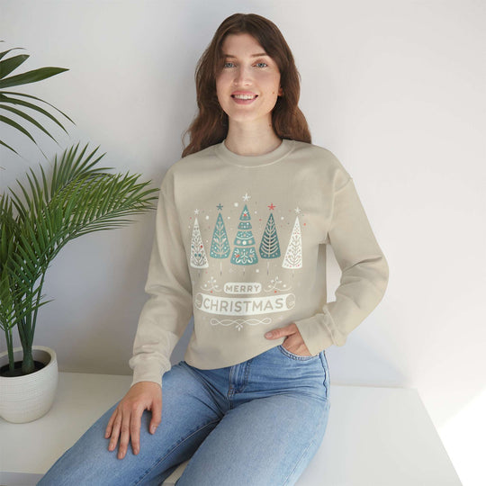 Folk Art Christmas Celebration Unisex Sweatshirt