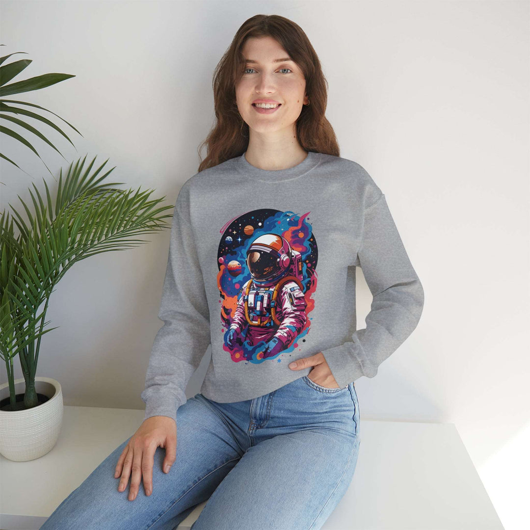 Cosmic Voyager Astronaut Unisex Sweatshirt