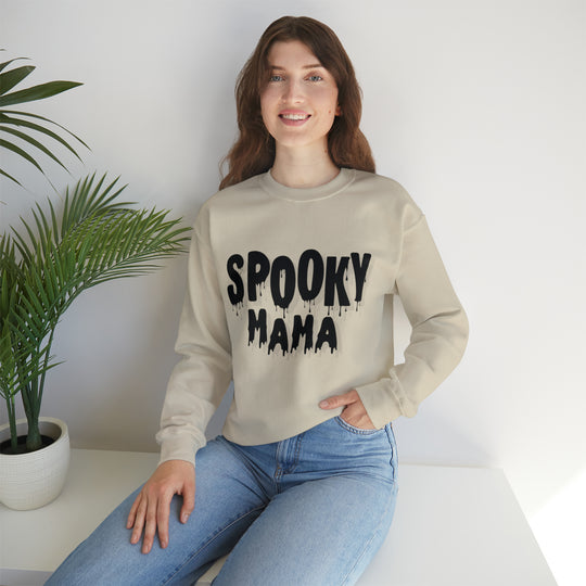 Spooky Mama Unisex Heavy Blend™ Crewneck Sweatshirt - Wave Fusions