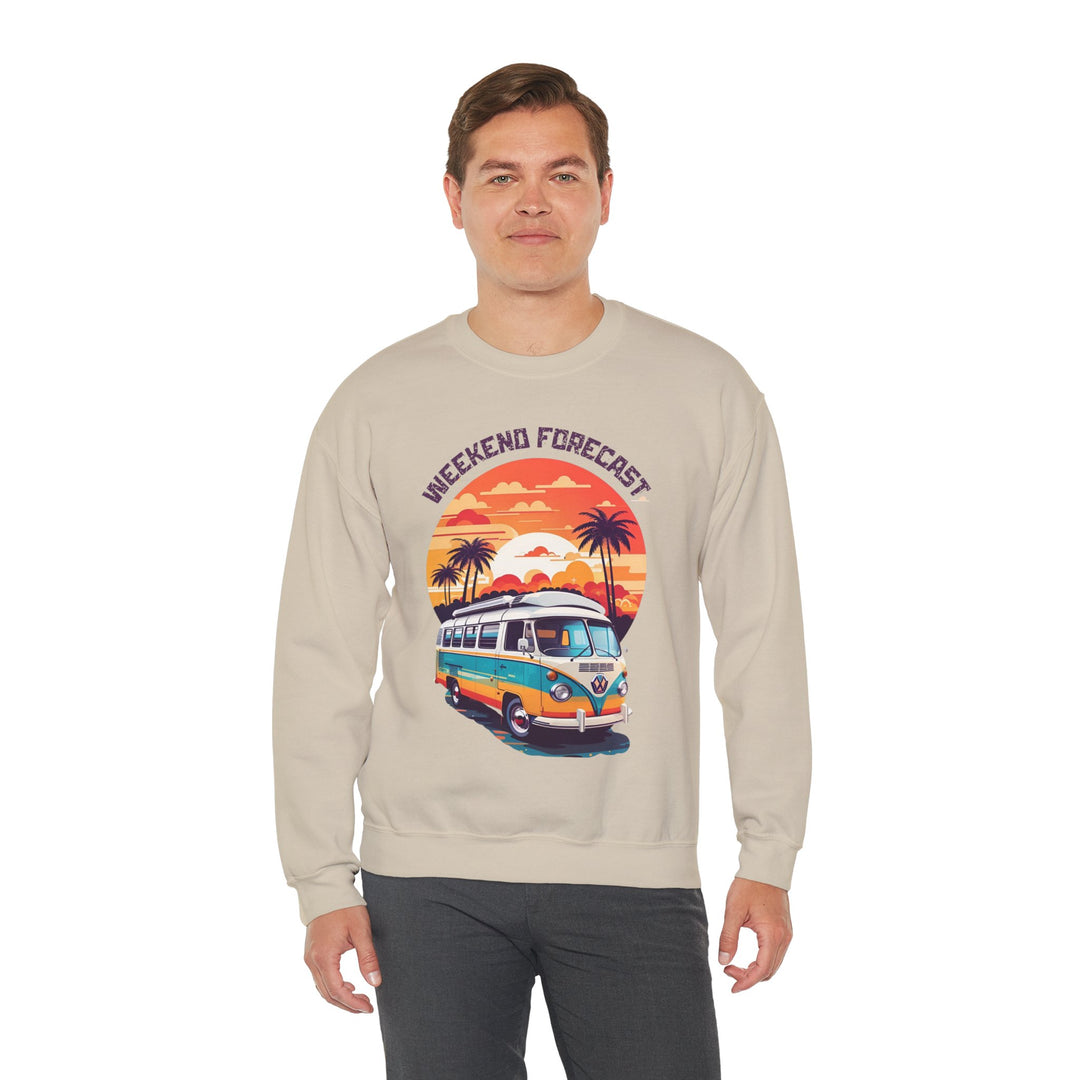 Weekend Forecast Van Life Sweatshirt - Weekend Forecast Sunset Edition