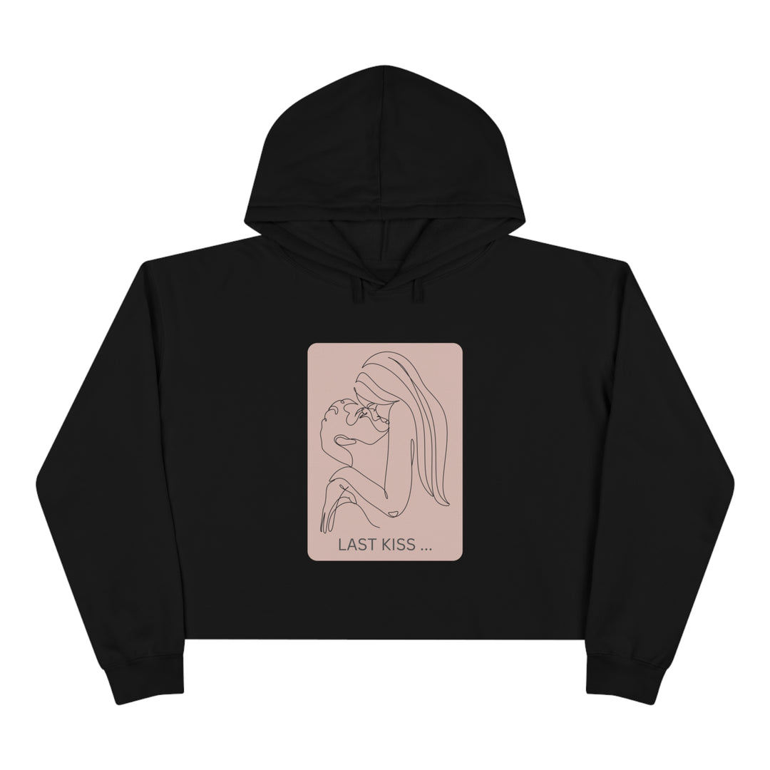 Last Kiss Crop Hoodie - Wave Fusions