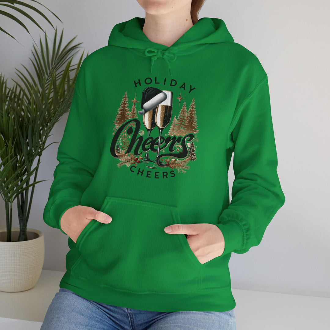 Holiday Cheers Unisex Hoodie - Wave Fusions