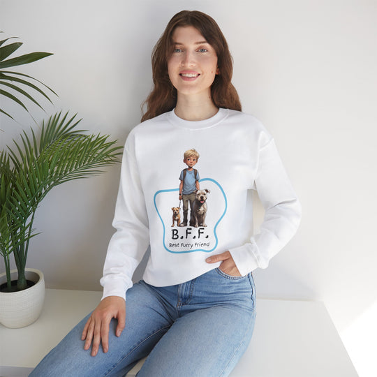 Best Furry Friend in City Lights Dog Sweatshirt -Bffs