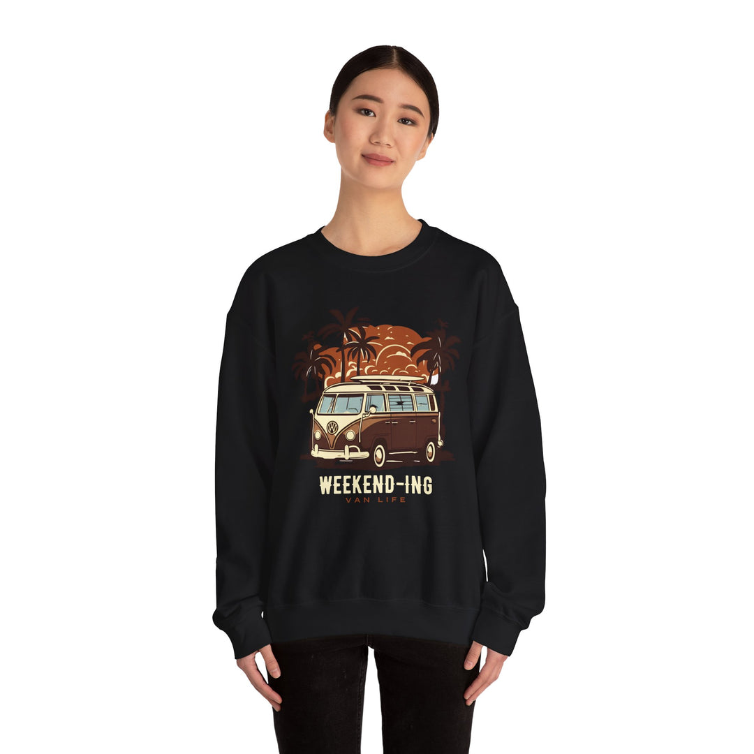 Weekend-ing Adventure Van Life Sweatshirt - Escape in Style