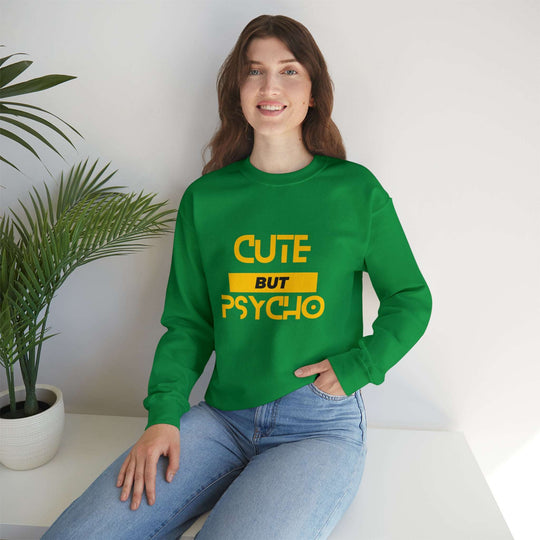 Cute But Psycho Unisex Heavy Blend™ Crewneck Sweatshirt