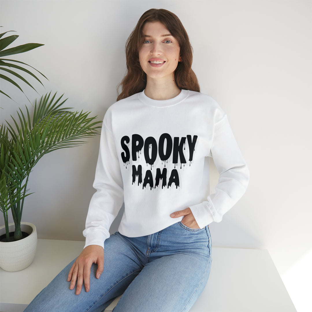 Spooky Mama Unisex Heavy Blend™ Crewneck Sweatshirt - Wave Fusions