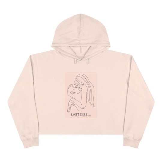 Last Kiss Crop Hoodie - Wave Fusions