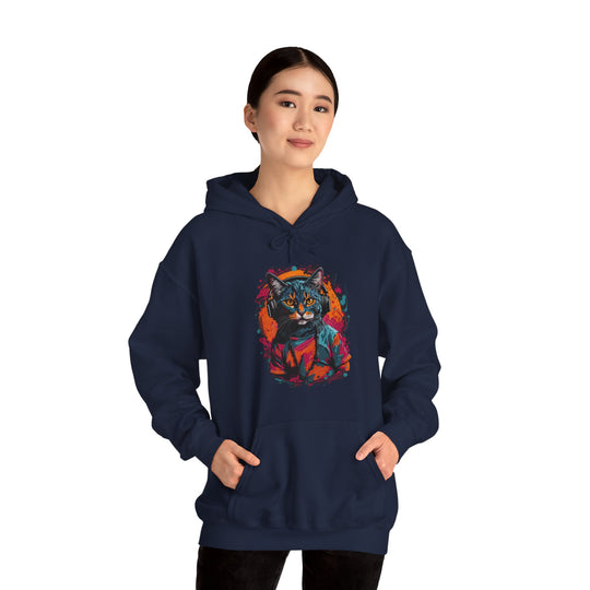 Rhythm and Purr Cat Hoodie - Tune In Style