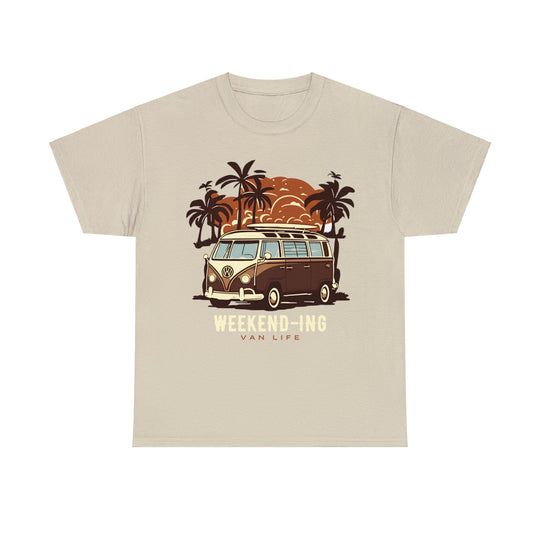 Weekend-ing Adventure Van Life T-Shirt - Escape in Style