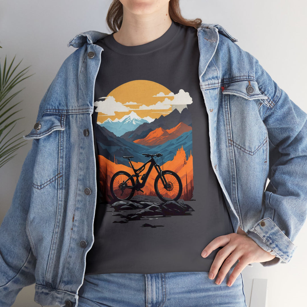 Mountain Bike Unisex T Shirt - Wave Fusions