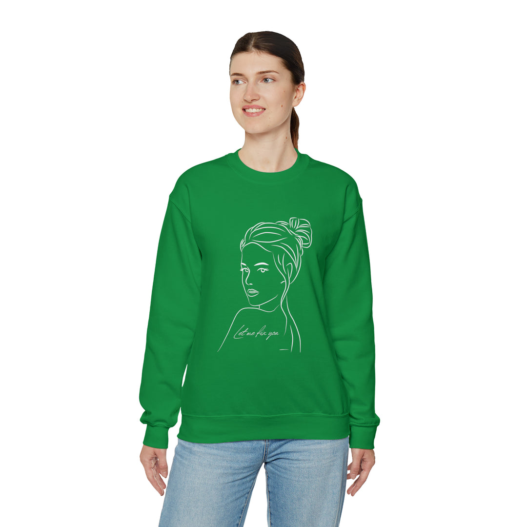 Let Me Fix You Unisex Heavy Blend™ Crewneck Sweatshirt - Wave Fusions