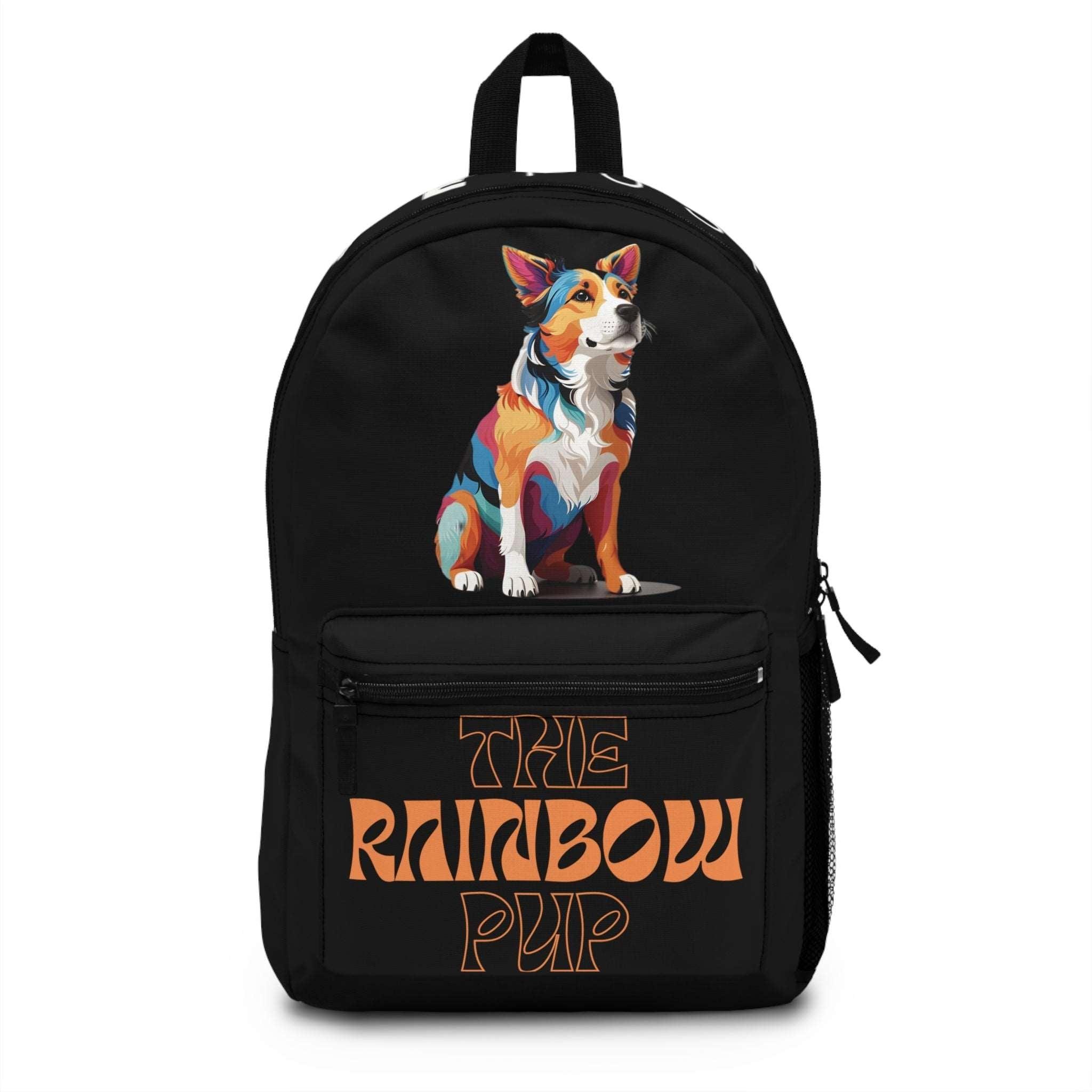 Sitting Dog Graphic Bag pack