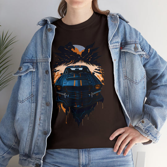 Muscle Car Enthusiast T-Shirt - Revved Up Style