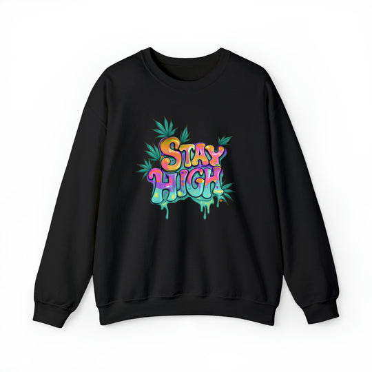 Stay High Unisex Heavy Blend™ Crewneck Sweatshirt - Wave Fusions