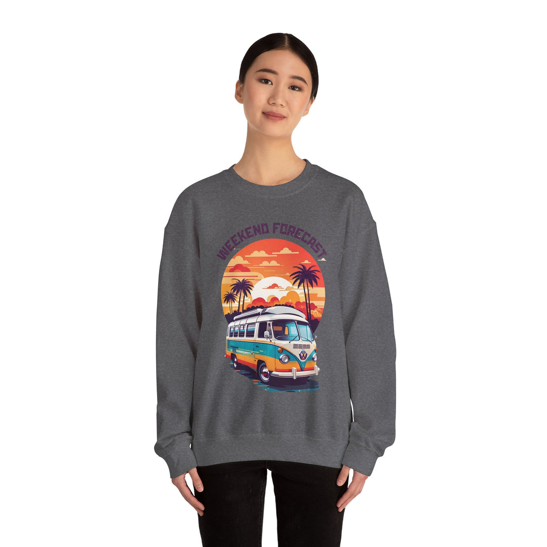 Weekend Forecast Van Life Sweatshirt - Weekend Forecast Sunset Edition