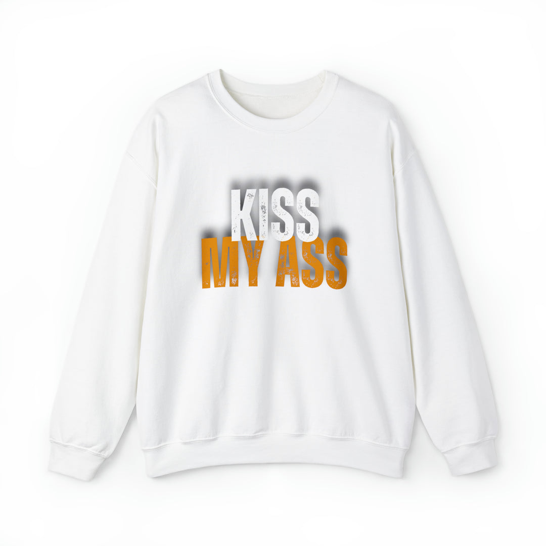 Kiss My Ass Unisex Heavy Blend™ Crewneck Sweatshirt - Wave Fusions