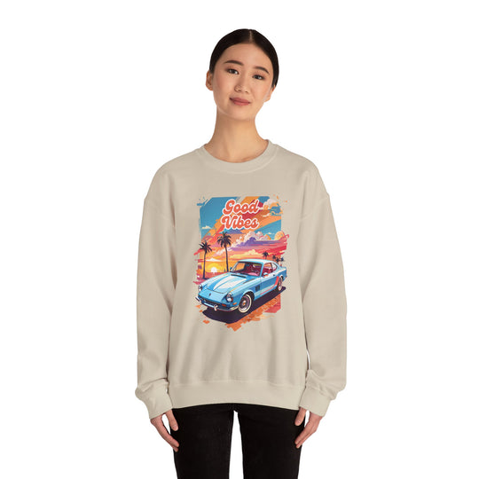 Vintage Ride Good Vibes Sweatshirt-  Easy Rider Fashion