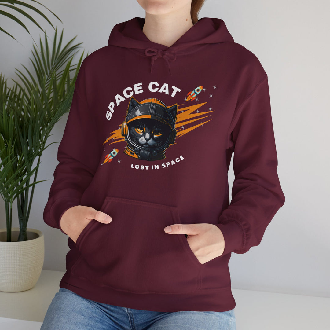 Space Cat Astronaut Hoodie - Lost In Space