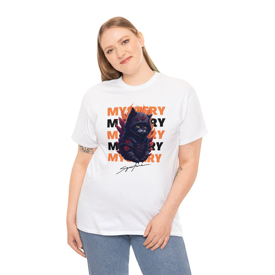 Cat Knight Armor Mystery Cat T-Shirt