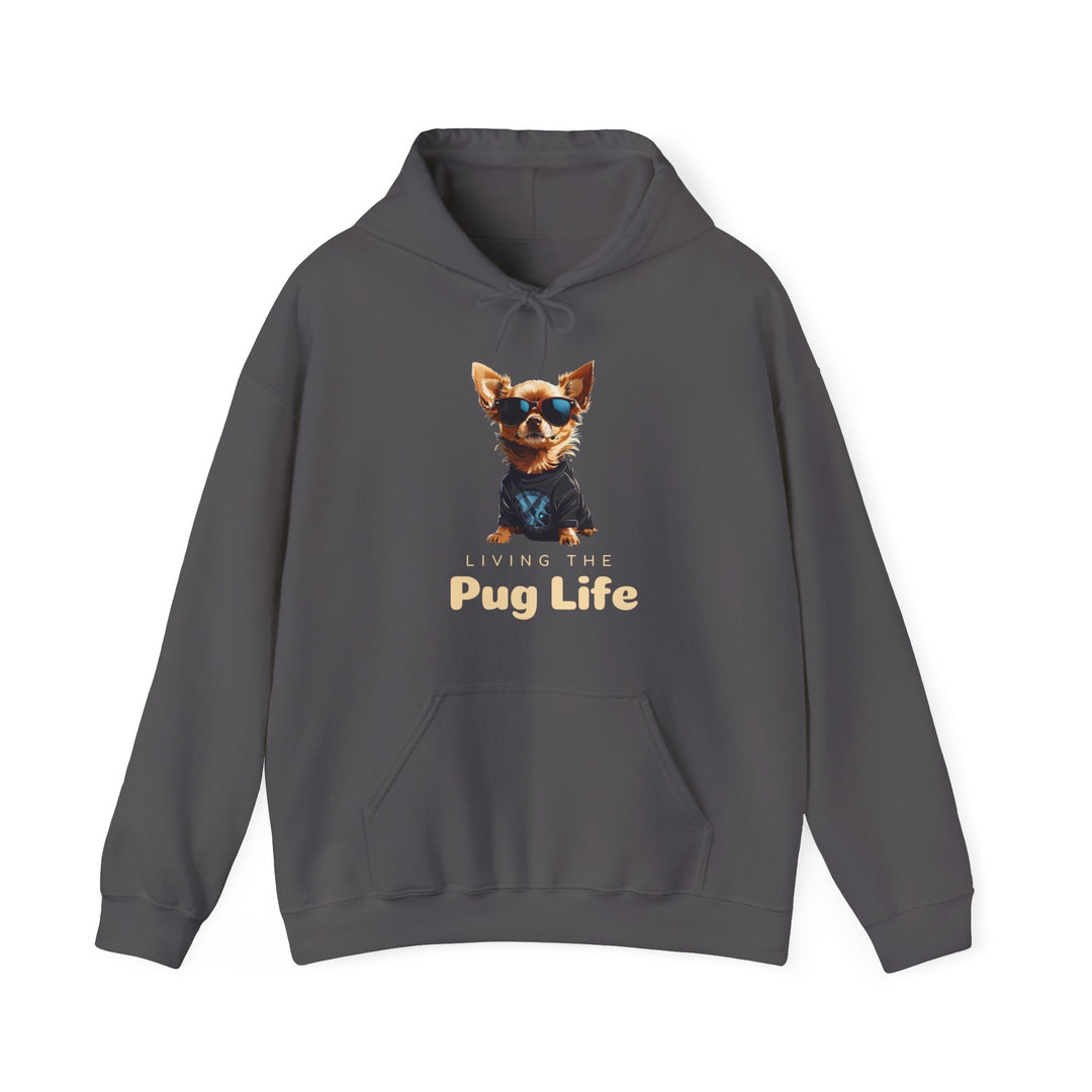 Pug Attitude Hoodie - Living The Pug Life