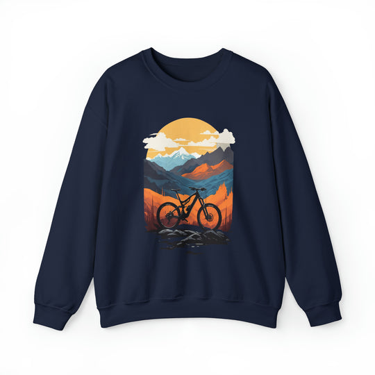 Mountain Bike Unisex Sweatshirt - Wave Fusions